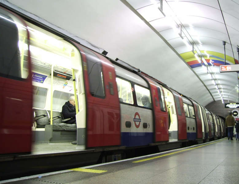 Image of London underground train
